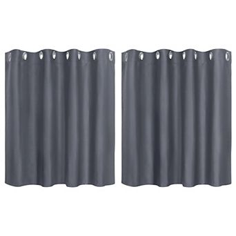 Polyester Blackout Curtain Panel Set Of 2, 52"x36"
