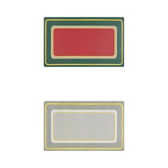 Kitchen Rugs And Kitchen Mats, Machine Washable Standing Mats 18" X 32" 2 pc