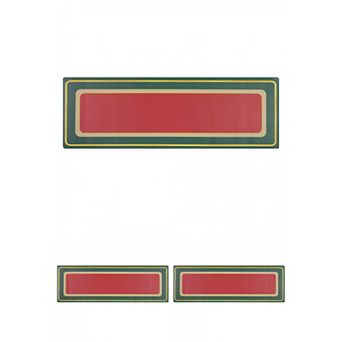 Kitchen Rugs And Kitchen Mats Non Skid, Machine Washable Standing Mats 18" X 48" 3 pc