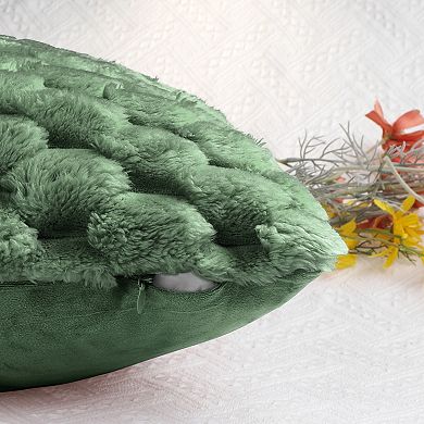 Soft Decorative Throw Pillow Covers Plush Cushion Pillowcase For Sofa