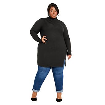 Avenue Women's Plus Size Ivy Rib Tunic