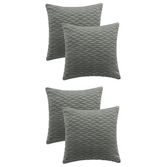 Throw Pillow Covers Luxury Textured Pillowcases Soft Cozy Cushion For Couch