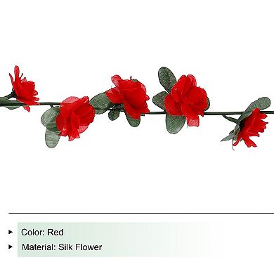 Fake Vine Garland Flower Silk Artificial Flowers Hanging Decoration For Home, Outdoors, Wedding