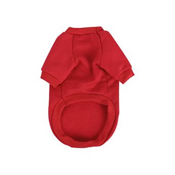 Cotton Blend Dog Winter Sweatshirt Pet Clothes Fleece Lined Warm Coat