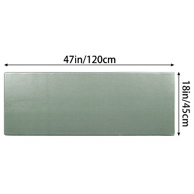 Kitchen Rug Kitchen Runner Rug Solid Color Kitchen Floor Mat, Waterproof 18" X 47" 3pcs