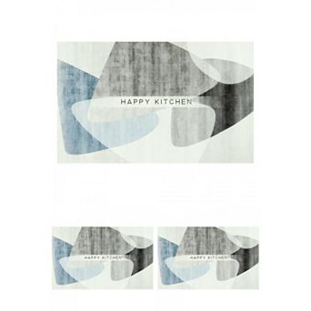 Kitchen Mats For Floor, Boho Geometry Kitchen Rugs, Boho Kitchen Decor 18" X 30" 3 pc