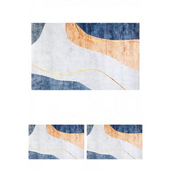 Kitchen Mats For Floor, Boho Geometry Kitchen Rugs, Boho Kitchen Decor 18" X 30" 3 pc