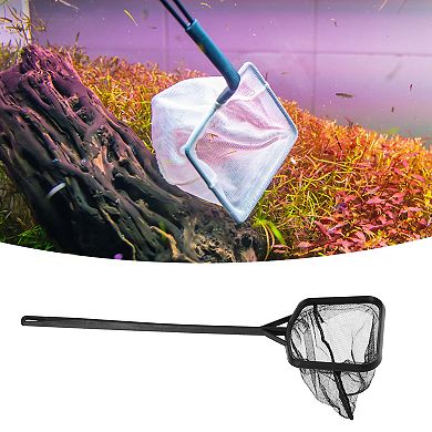 1 Pcs Aquarium Fish Net Aquarium Fish Tank Accessories Small Fish Fine Net Black