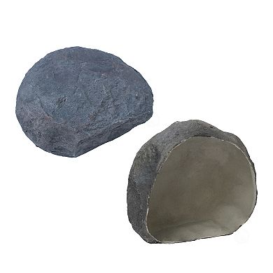 Outdoor Artificial Lightweight Cobble Rock Decor, Covers Up Landscape Utilities