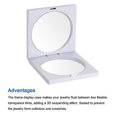 Floating Frame Display Holders 3d Jewelry Display Stands With Base