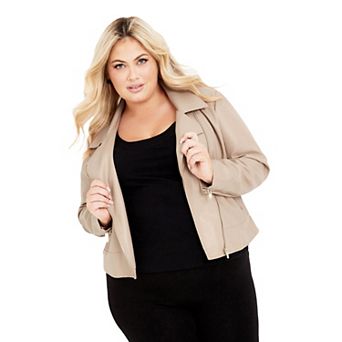 Avenue Women's Plus Size Kara Biker Jacket