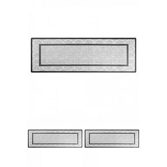 Machine Washable Kitchen Rug, Non-slip Kitchen Runner Rugs Floor Mats 18" X 48" 3 pc