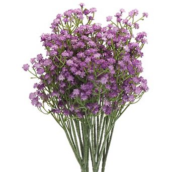 Baby's Breath Artificial Flowers 3 Branches 8 pc Real Touch For Wedding Party Home Decoration