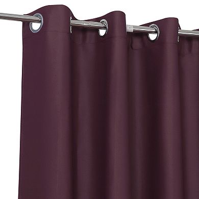 2 Pcs Blackout Thermal Insulated Grommet Window Curtain Panel Valance Darkening Drapes 42" X 84"