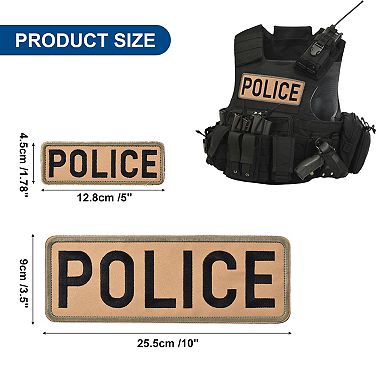 Police Patch With Hook And Loop For Police Vest Clothes Backpacks Hats