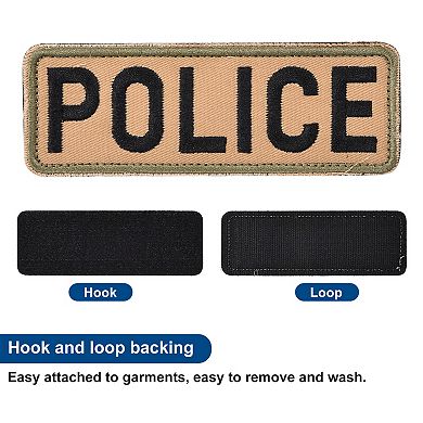 Police Patch With Hook And Loop For Police Vest Clothes Backpacks Hats
