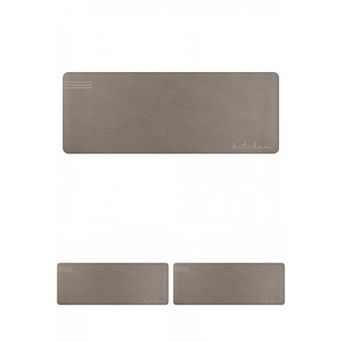 Modern Kitchen Mat Non Skid Cushioned Waterproof Kitchen Mats For Floor 18" X 47" 3 pc