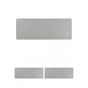 Modern Kitchen Mat Non Skid Cushioned Waterproof Kitchen Mats For Floor 18" X 47" 3 pc