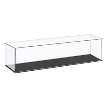 Acrylic Display Case Plastic Box Cube Storage Box Clear Small Assemble Dustproof Showcase