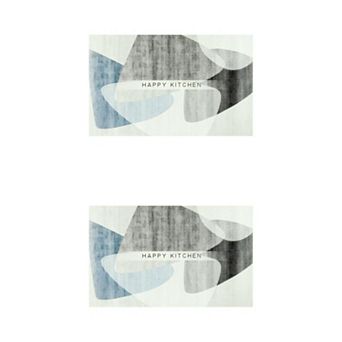 Kitchen Mats For Floor, Boho Geometry Kitchen Rugs, Boho Kitchen Decor 18" X 30" 2 pc