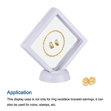 Floating Frame Display Holder Stands 3d Jewelry Display Box With Base