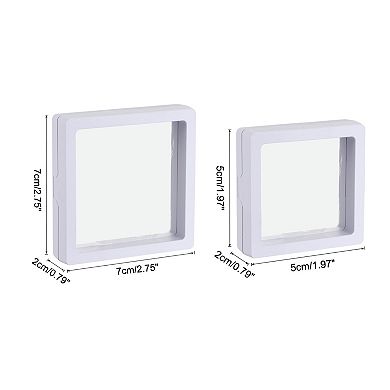 Floating Frame Display Holder Stands 3d Jewelry Display Box With Base