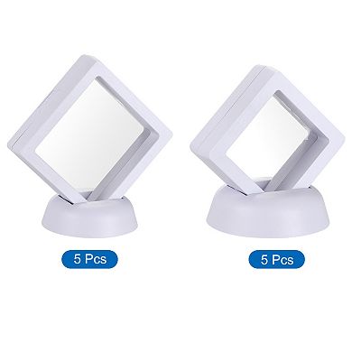 Floating Frame Display Holder Stands 3d Jewelry Display Box With Base