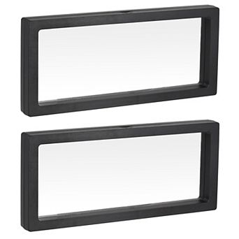 Floating Thin Film Display Box, Abs Frame Case 30cm X 11cm X 2cm Pack Of 2