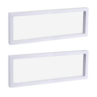 Floating Thin Film Display Box, Abs Frame Case 30cm X 11cm X 2cm Pack Of 2