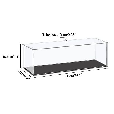 Display Case Plastic Box Cube Storage Box Clear Small Assemble Showcase For Collectibles Items