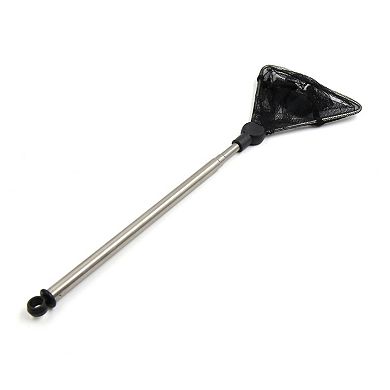 Stainless Steel Telescopic Handle Aquarium Fishbowl Shrimp Fish Landing Net
