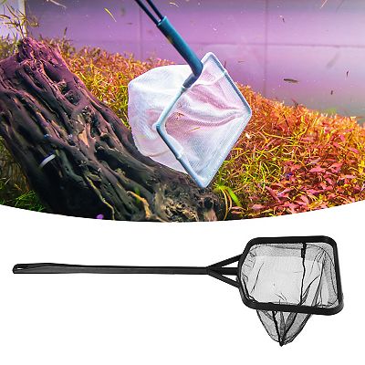 Aquarium Cleaning Accessories 3 Pack 3-Piece Aquarium Fish Net Set ...
