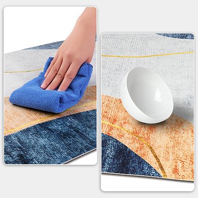 Kitchen Mats For Floor, Boho Geometry Kitchen Rugs 18" X 30"+ 18" X 36" 2pcs