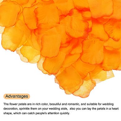 Silk Artificial Flower Rose Petal Wedding Faux Flower for Decoration 1200Pcs