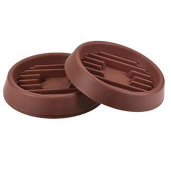 Plant Pot Saucer 6" Waved Base Plastic Round Flower Drip Tray For Indoor Outdoor, Pack Of 3