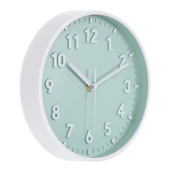 Wall Clock, 3D Number Quartz Silent Round Wall Clocks