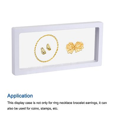 Floating Thin Film Display Box, Abs Frame Case 23cm X 11cm X 2cm Pack Of 1