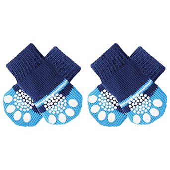 Dog Socks Hardwood Floor Wear Strong Grips Traction Control Prevents Licking Dog Paw Protection