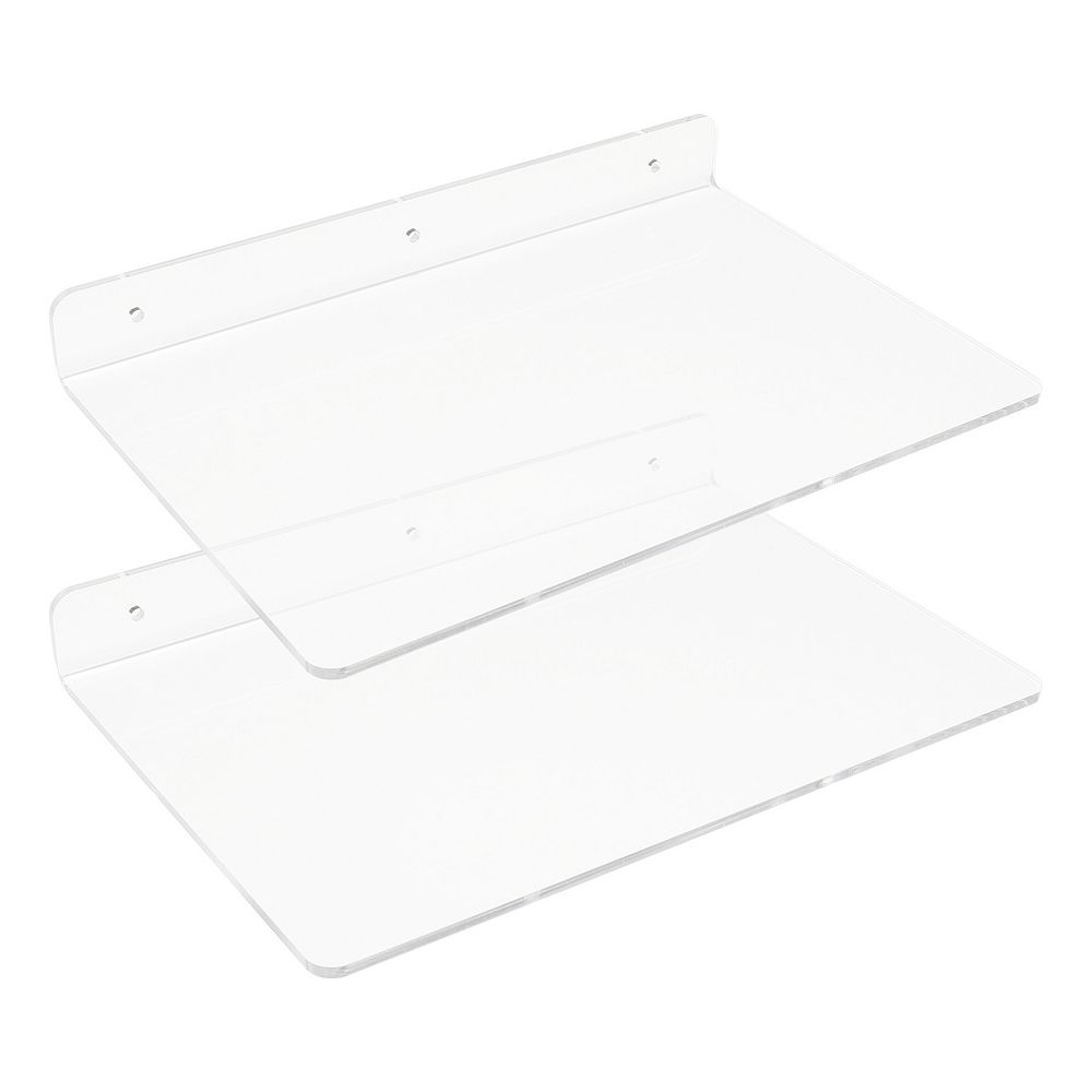 Clear Shelves For Bathroom Bedroom Wall Display Shelf, Floating Shelves ...