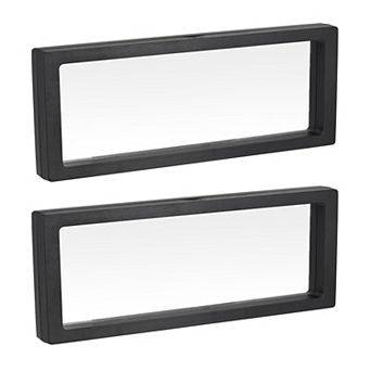 Floating Thin Film Display Box, Abs Frame Case 30cm X 9cm X 2cm Pack Of 2