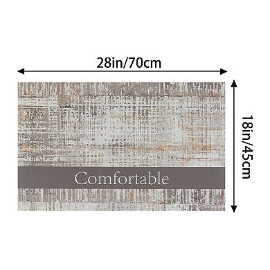 Letter Pattern Kitchen Mat Kitchen Rug Standing Mats For Office 18" X 28"+ 18" X 48" 2pcs