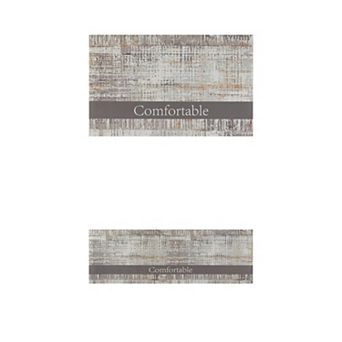 Letter Pattern Kitchen Mat Kitchen Rug Standing Mats For Office 18" X 28"+ 18" X 48" 2 pc