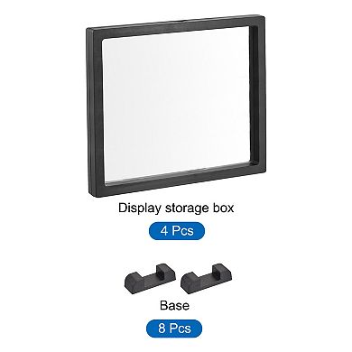 Floating Frame Display Holders 3d Jewelry Display Case With Base