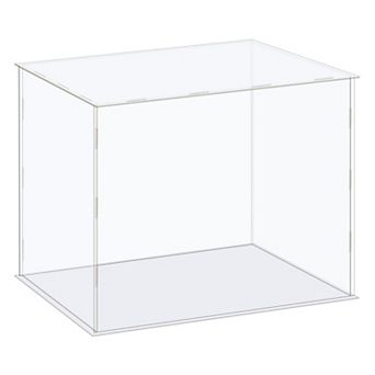 Display Case Box Acrylic Box Transparent Dustproof Protection Showcase 41x31x31cm For Collectibles