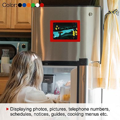 Magnetic Photo Frame, 2pcs 6x8 Inch Picture Holder