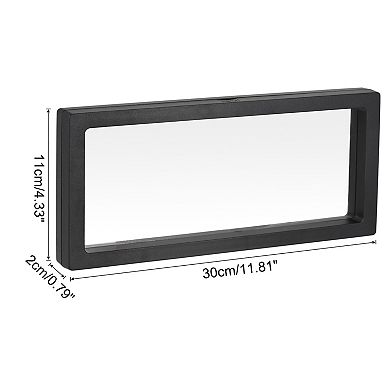 Floating Thin Film Display Box With Base 30cm X 11cm X 2cm Pack Of 1
