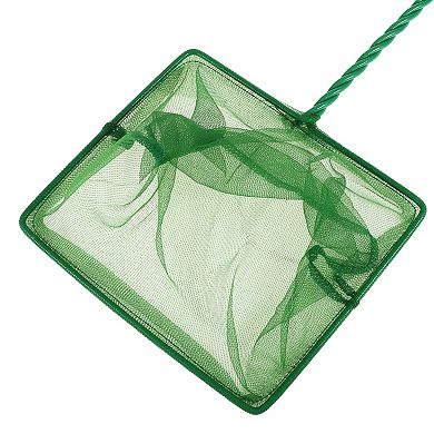 2 Pcs Aquarium Fish Net Aquarium Fish Tank Accessories Small Fish Fine Net Green 6"