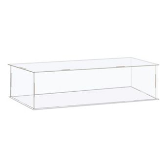 Display Case Box Acrylic Box Transparent Dustproof Protection Showcase 31x11x11cm For Collectibles