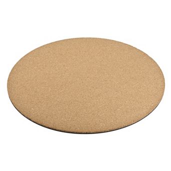 Cork Plant Mat 12" Round Plastic Absorbent Waterproof Coaster Pad For Home Garden Pot