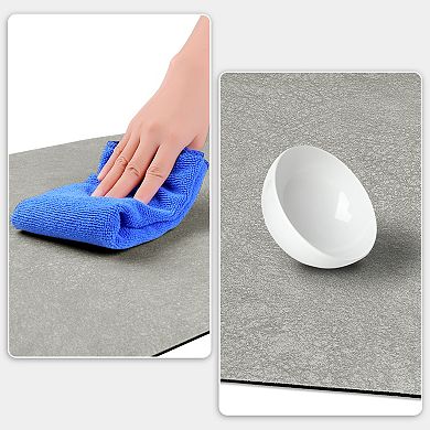 Kitchen Rugs, Cushioned Anti Slip Kitchen Mats, Waterproof Rug 18" X 48" 2pcs